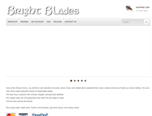 Tablet Screenshot of brightblades.com